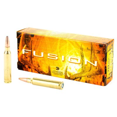 Federal Fusion, 223REM, 62 Grain, Boat Tail, 20 Round Box F223FS1