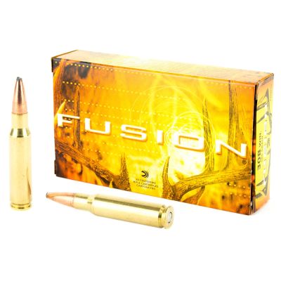 Federal Fusion, 308WIN, 180 Grain, Boat Tail, 20 Round Box F308FS3