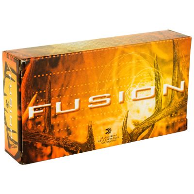 Federal Fusion, 338 WIN MAG, 225 Grain, Boat Tail, 20 Round Box F338FS1