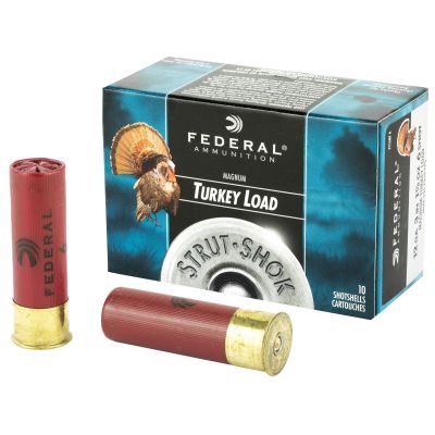 Federal Strut Shok, 12 Gauge, 3", #6, 4 Dram, Lead Shot, 10 Round Box FT158F6