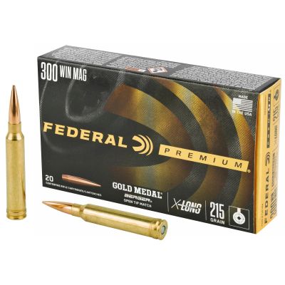 Federal Gold Medal, Berger, 300 Win, 215 Grain, 20 Round Box GM300WMBH1