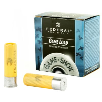 Federal Game Load, 20 Gauge, 2.75", #7.5, 2.5 Dram, .875oz, Shotshell, 25 Round Box H20075