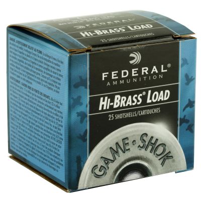 Federal GameShok, 410 Gauge, 2.5", #7.5, Max Dram, .5oz, Shotshell Lead Shot, 25 Round Box H41275