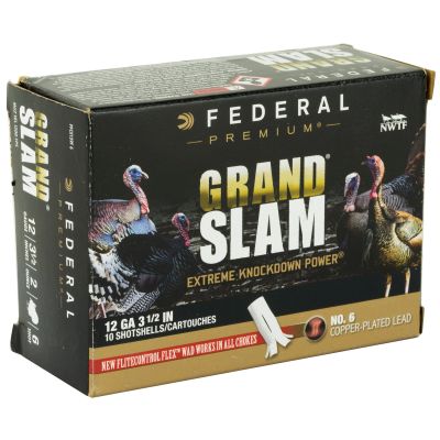 Federal Grand Slam, 12 Gauge, 3.5", #6, 2oz, Flight Contro1 10 Round Box PFCX139F 6
