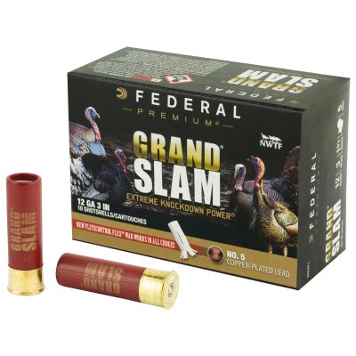 Federal Grand Slam, 12 Gauge, 3", #5, 1.75oz, Shotshell, Flight Control, 10 Round Box PFCX157F 5