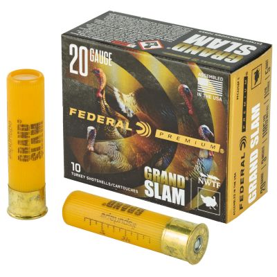 Federal Grand Slam, 20 Gauge, 3", #5, 1-5/16oz, Flight Control, 10 Round Box PFCX258F 5