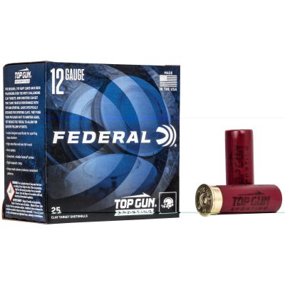 Federal Top Gun Sporting 12 Gauge 2.75", #8, 1oz 25rd Box