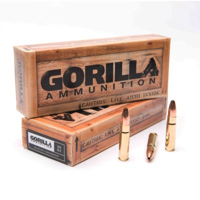 Gorilla Ammunition Company LLC 300 AAC Blackout, 110Gr, Jacketed Lead Core Hollow Point, 20 Round Box GA300110VARM