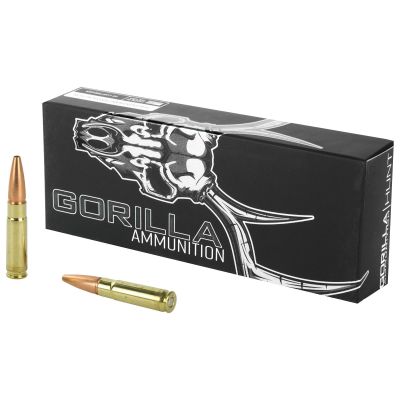 Gorilla Ammunition Company LLC 300 Blackout, Pig Punisher, 115 Grain, Solid Copper, Lehigh Controlled Chaos, 20 Round Box, California Certified Nonlead Ammunition GA300115PIG