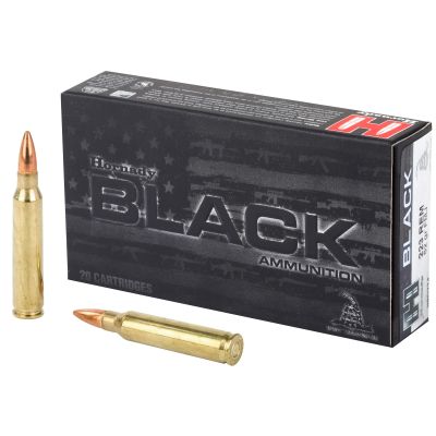 Hornady BLACK, 223 Rem, 62 Grain, Full Metal Jacket, 20 Round Box 80234