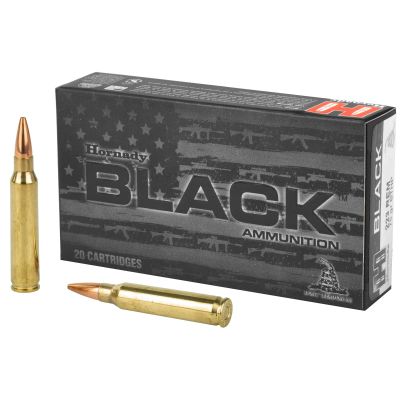 Hornady BLACK, 223 Rem, 75 Grain, Boat Tail Hollow Point, 20 Round Box 80267