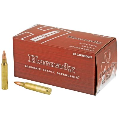 Hornady Custom 223 Rem 55gr FMJ 50rd Box