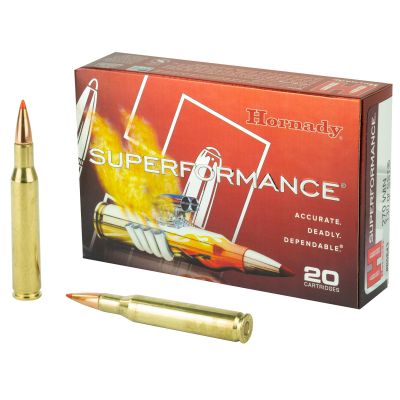 Hornady SuperFormance, 270WIN, 130 Grain, SST, 20 Round Box 80543