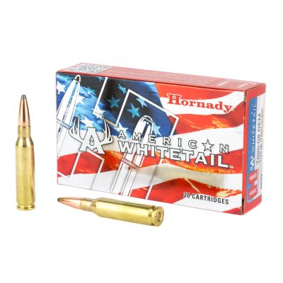 Hornady American Whitetail, 7MM-08, 139 Grain, Soft Point, InterLock, 20 Round Box 8057