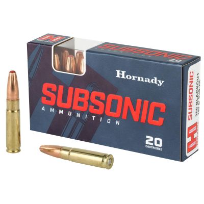 Hornady Subsonic 300 Blackout 190gr Sub-X 20rd Box