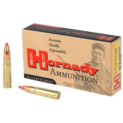 Hornady Custom, 300 Blackout, 135 Grain, Flex Tip, 20 Round Box 80881