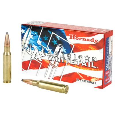 Hornady American Whitetail, 308WIN, 150 Grain, Soft Point, InterLock, 20 Round Box 8090