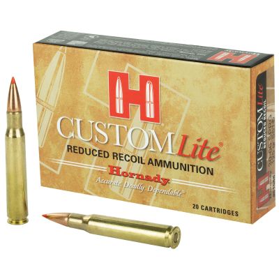 Hornady Custom Lite, 30-06, 125 Grain, SST, Low Recoil, 20 Round Box 81066