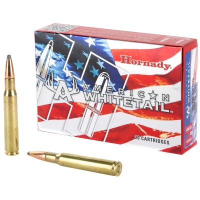 Hornady American Whitetail, 30-06, 150 Grain, Interlock Soft Point, 20 Round Box 8108