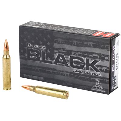 Hornady BLACK, 556NATO, 62 Grain, Full Metal Jacket, 20 Round Box 81263