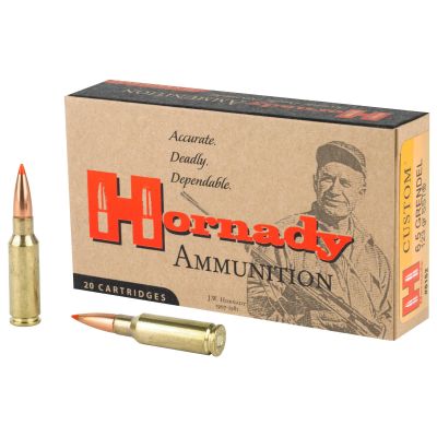 Hornady Custom Ammunition, 6.5 Grendel, 123 Grain, SST, 20 Round Box 8152