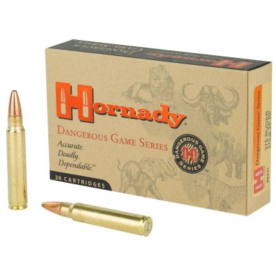 Hornady Dangerous Game, 375 Ruger, 270 Grain, Soft Point, InterLock, 20 Round Box 8231