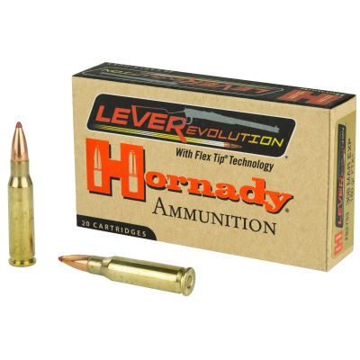 Hornady LeverEvolution, 308 Marlin Express, 160 Grain, FlexTip, 20 Round Box 82733