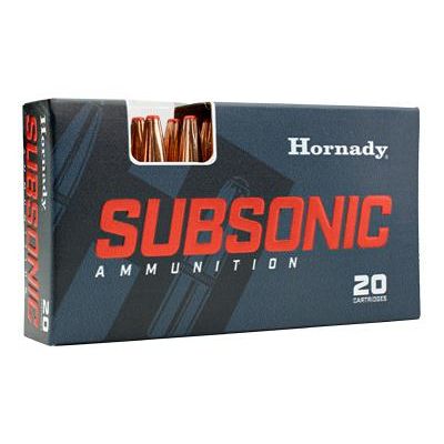 Hornady Subsonic, 45-70 Government, 410 Grain, Sub-X, 20 Round Box 82742