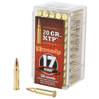 Hornady Varmint Express, 17HMR, 20 Grain, XTP, 50 Round Box 83172