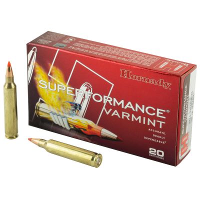 Hornady Superformance Varmint, 204 Ruger, 32 Grain, V-Max, 20 Round Box 83204