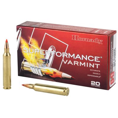 Hornady Superformance, 204 Ruger, 40 Grain, V-Max, 20 Round Box 83206