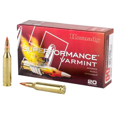 Hornady Superformance Varmint, 243 Win, 75 Grain, V-Max, 20 Round Box 83433