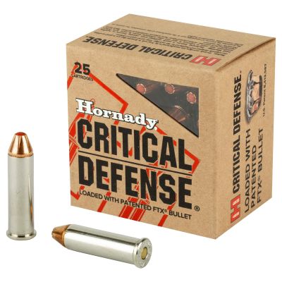 Hornady Critical Defense, 357MAG, 125 Grain, Flex Tip, 25 Round Box 90500