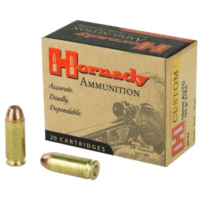Hornady Custom Ammunition, 10MM, 180 Grain, XTP, 20 Round Box 9126