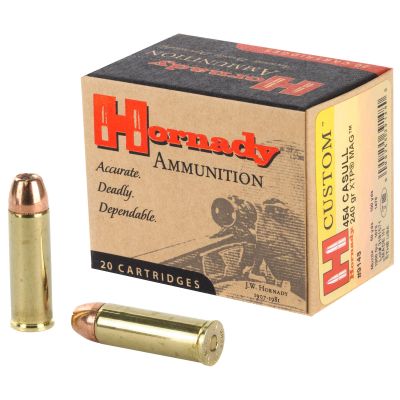 Hornady Custom, 454 Casull, 240 Grain, XTP, 20 Round Box 9148