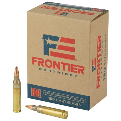 Frontier Cartridge Lake City, 223 Rem, 55 Grain, Full Metal Jacket, 150 Round Box FR1015