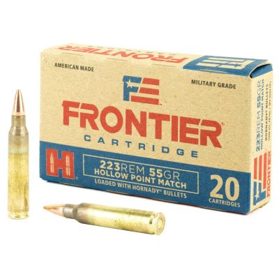 Frontier Cartridge Lake City 223 Rem 55gr HP Match 20rd Box