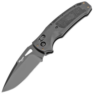 Hogue Sig K320 Nitron 3.5" Black Drop Point Folding Knife