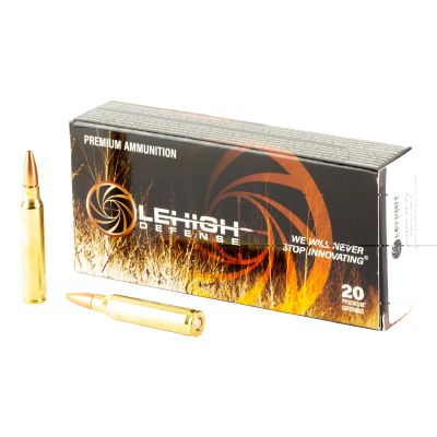 Lehigh Defense Controlled Chaos 223 Rem 62gr Fracturing Tip BTHP 20rd Box