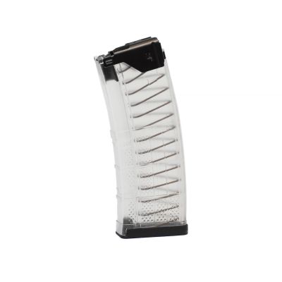 Lancer L5 AWM Gen 2, 223 Rem/5.56 NATO 30rd AR Rifle Magazine - Steel/Polymer Hybrid - Translucent Clear