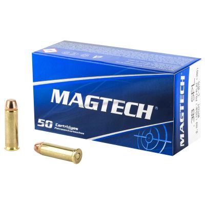 Magtech Sport Shooting, 38 Special, 125 Grain, Full Metal Jacket, Flat, 50 Round Box 38Q