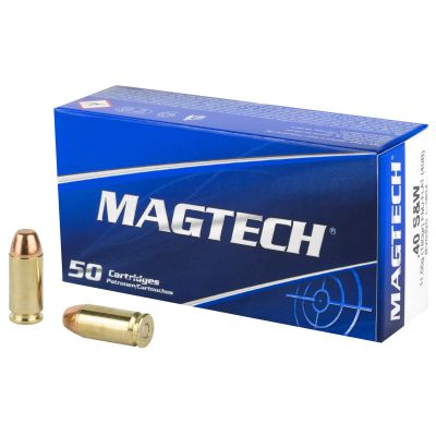 Magtech Sport Shooting, 40S&W, 180 Grain, Full Metal Case, 50 Round Box 40B