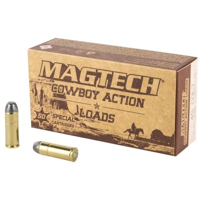 Magtech Cowboy, 45LC, 250 Grain, Lead Flat Nose, 50 Round Box 45D
