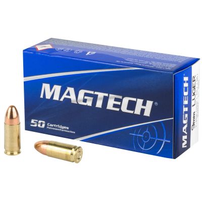 Magtech Sport Shooting, 9MM, 115Gr, Full Metal Jacket
