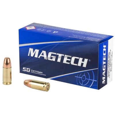 Magtech Sport Shooting, 9MM, 147 Grain, Full Metal Jacket, Subsonic, 50 Round Box 9G
