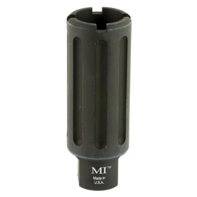 Midwest Industries Blast Can, 1-2X28 TPI, For 5.56-.223 Rifles, Overall Length 3.375", Includes Crush Washer, Black Hardcoat Anodized 6061 Aluminium MI-BC556