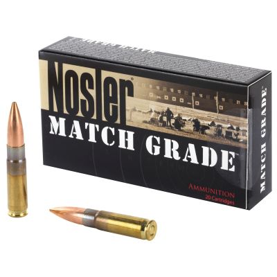 NOSLER Match, 300 AAC Blackout, 220 Grain, Custom Competition, Subsonic, 20 Round Box 51275