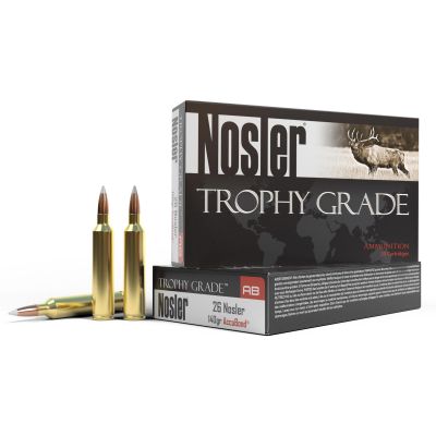 NOSLER Trophy Ammunition, 26, 140 Grain, AccuBond, 20 Round Box 60014