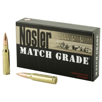 NOSLER Rifle, 308WIN, 165 Grain, Custom Competition, 20 Round Box 60054