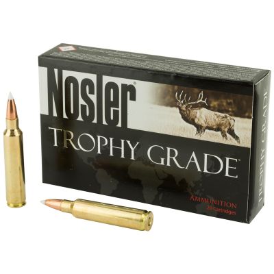 NOSLER Trophy Ammunition, 30 180 Grain, AccuBond, 20 Round Box 60117